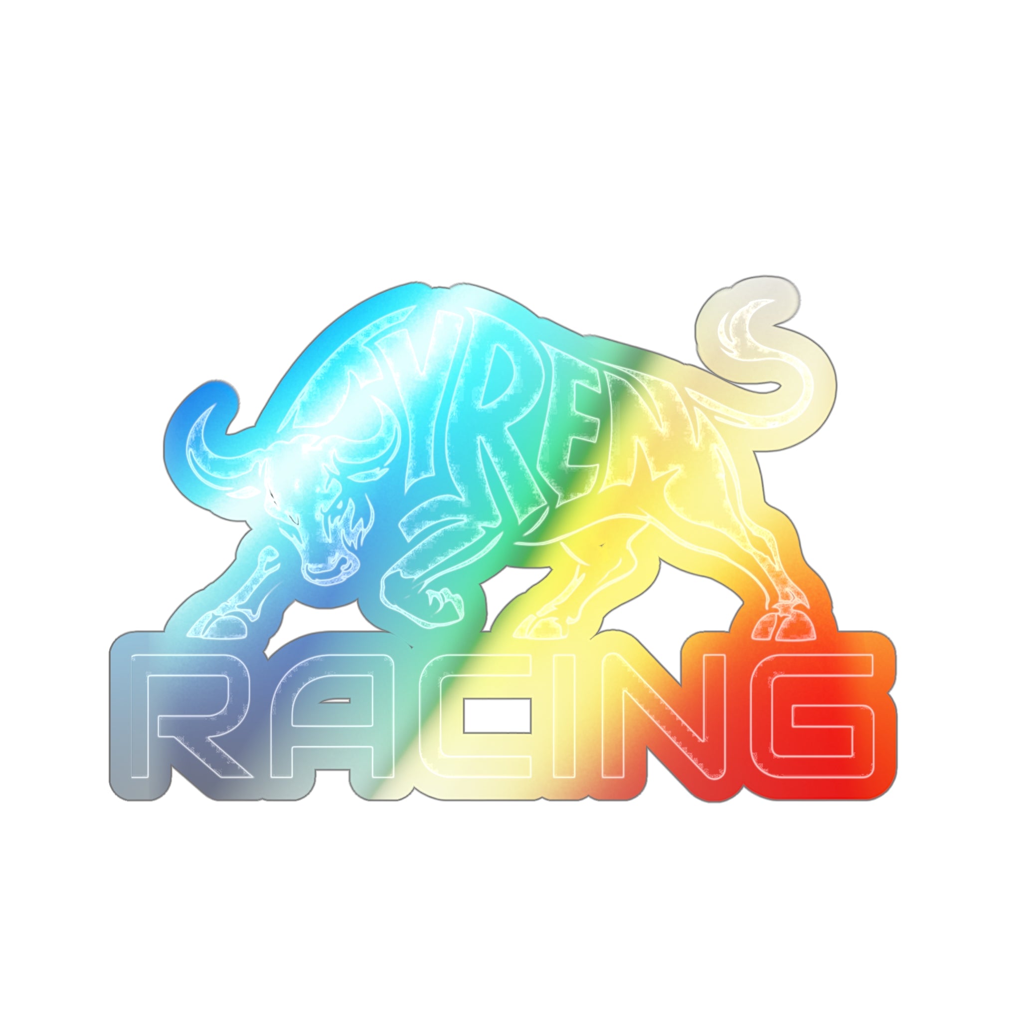 Holographic TYR1 Racing decal